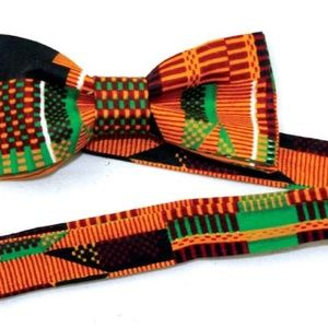 Kente Cloth Bow Tie